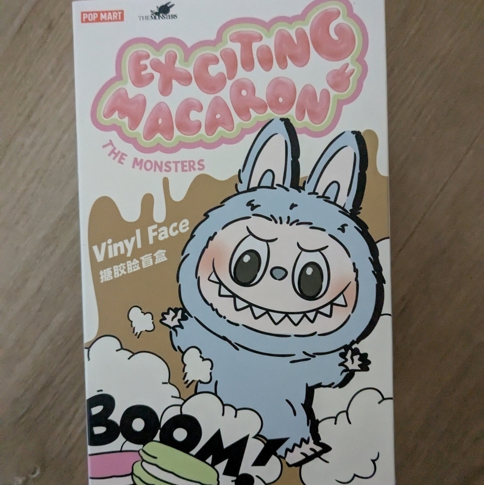 POP MART The Monsters Exciting Macaron Labubu Blind Box